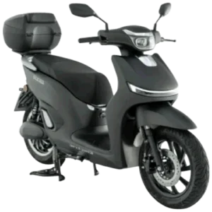 Električni skuter-motocikl Deer, crne boje, desni poluprofil